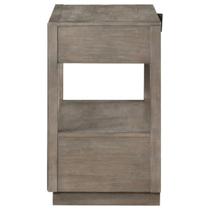 Durango - 2-Drawer Nightstand Bedside Table - Washed Oak