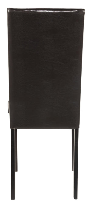Kimonte - Dark Brown - Dining UPH Side Chair (Set of 2)