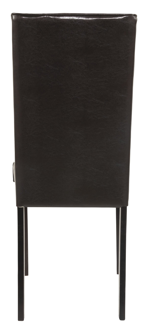 Kimonte - Dark Brown - Dining UPH Side Chair (Set of 2)