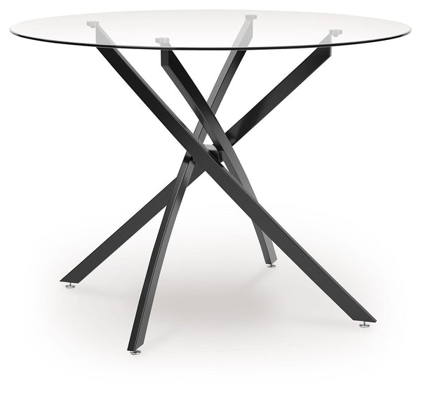 Pharwynn - Black - 5 Pc. - Dining Room Table