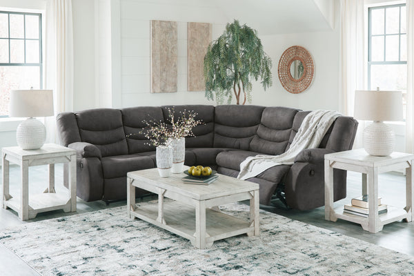 Partymate - Slate - 2-Piece Reclining Sectional