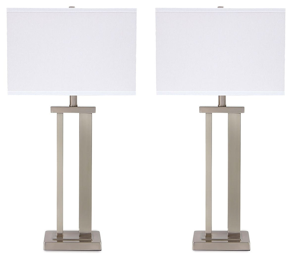 With a shiny finish and detailed clean lines, this is a winning table lamp. Its neutral design will pair back to almost any living space.<br><br><b>Additional Dimensions</b><br><ul><li>Shade: 0-"</li><li>Base: 0-"</li><li>Cord length: 96-"</li></ul><br/><
