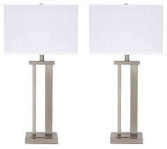 With a shiny finish and detailed clean lines, this is a winning table lamp. Its neutral design will pair back to almost any living space.<br><br><b>Additional Dimensions</b><br><ul><li>Shade: 0-"</li><li>Base: 0-"</li><li>Cord length: 96-"</li></ul><br/><