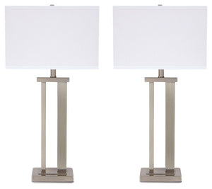 With a shiny finish and detailed clean lines, this is a winning table lamp. Its neutral design will pair back to almost any living space.<br><br><b>Additional Dimensions</b><br><ul><li>Shade: 0-"</li><li>Base: 0-"</li><li>Cord length: 96-"</li></ul><br/><