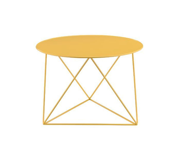 Epidia - Accent Table - Yellow Finish