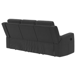 Brentwood - Upholstered Motion Reclining Sofa - Dark Charcoal