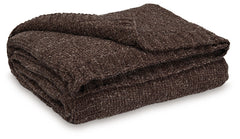 Comfort meets casually chic style in this throw blanket. Its neutral hue and knitted construction create trendy textural variation when draped over a sofa or the foot of a bed. And it goes beyond style, with the soft chenille fabric acting as a cozy compa