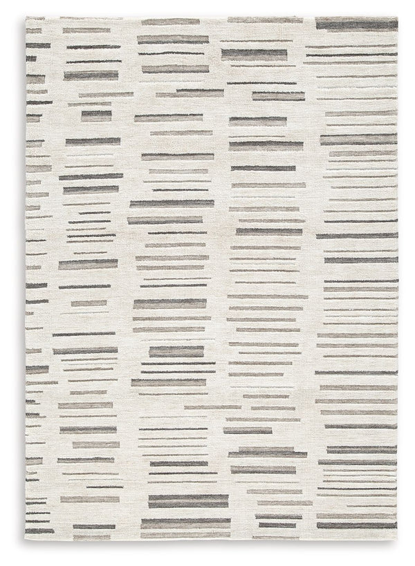Need a centerpiece for your contemporary space? This area rug, with its high-low stripe design, captures the essence of designer styling. And its durable materials will endure the rigors of daily wear and tear. Set the scene with this rug for an unforgett