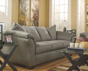  this set is the ideal merger of modern flair and classic staying power. <h4><b>Darcy - Cobblestone - Sofa</b></h