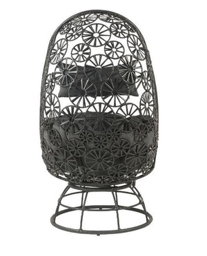 Hikre - Patio Lounge Chair - Clear Glass