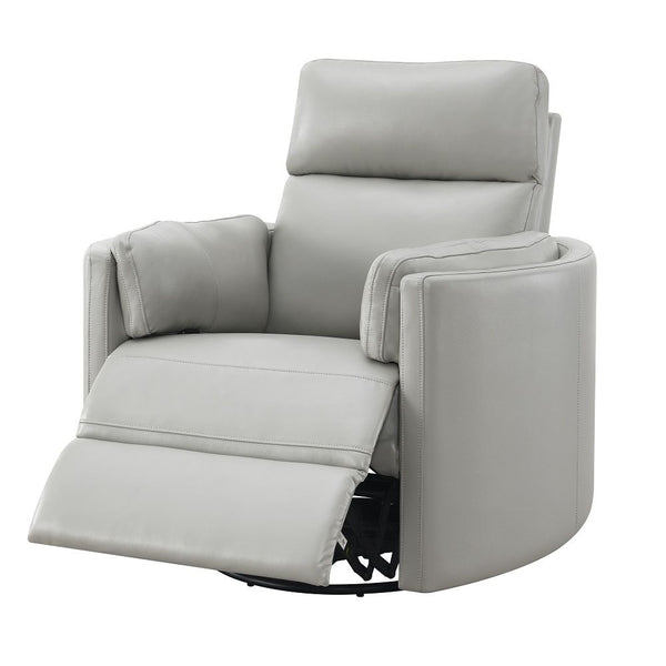 Sagen - Recliner With Swivel & Glider - Gray