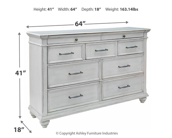 Kanwyn - Whitewash - Dresser