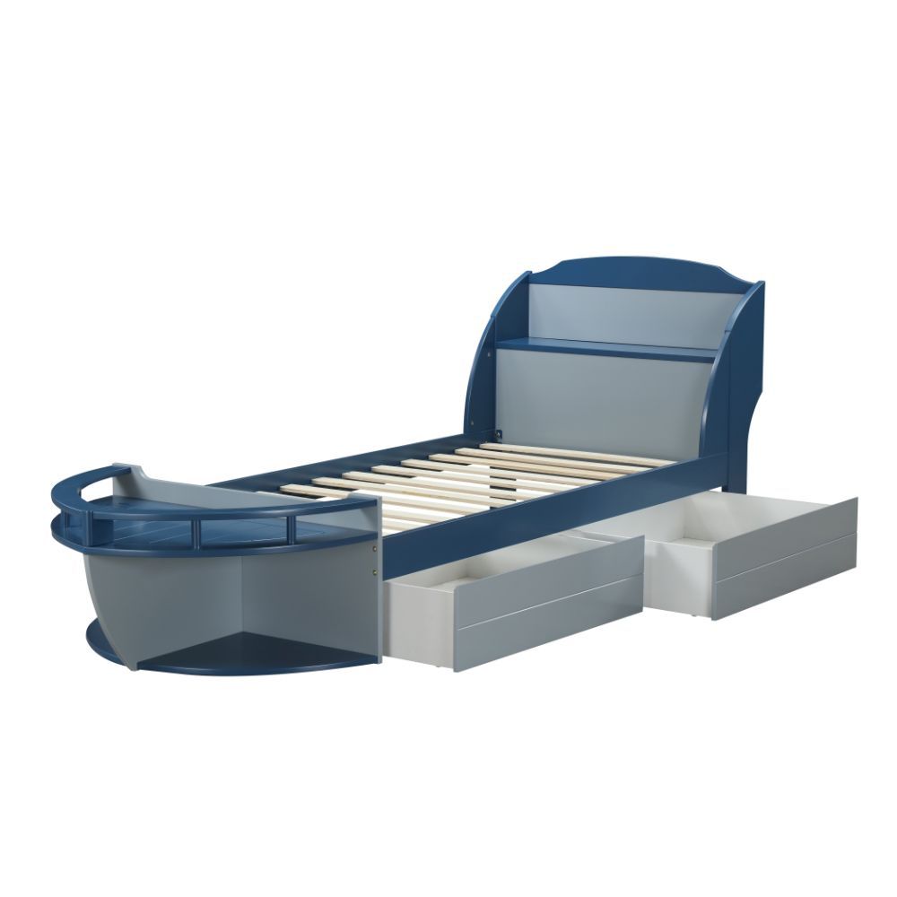 Optional 2Pc Drawers (KD) Caster Wheels Included Hardware: NOT Included Ctn: 14Pc CONSTRUCTION Wooden Frame: LVL (Slats), MDF (Front), Solid Wood (Side Rails)<br/><br/><b>Product Features</b><ul><li>Case: 1Set/1Ctn</li><li>Finish: Gray</li><li>Style: Yout