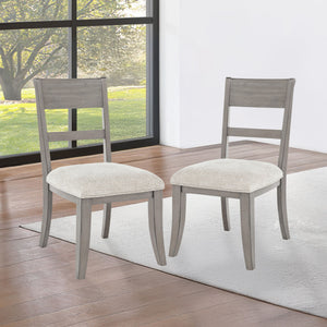 Mariana - Wood Back Side Chair (Set of 2) - Vintage Creme