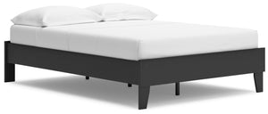 Bringing big style to small living areas, this full platform bed is a smart, space-saving choice for those with an eye for contemporary design. Its clean-lined profile and understated refinements create a simple silhouette that works in so many settings.<