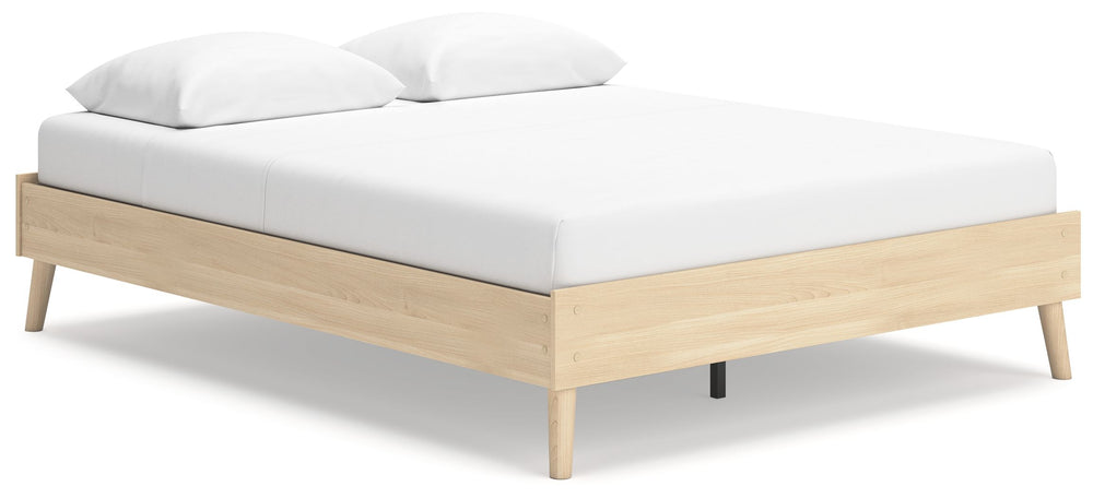 This queen platform bed brings on-trend style and a sense of serenity to the bedroom. Eliminating the expense of a foundation/box spring allows you to splurge on the mattress of your dreams (sold separately). Best of all, the natural wood finish and relax