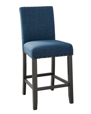  choose the Crispin Counter Stool. This barstool is built with solid wood legs that are further stabilized by the 4 base stretchers that double as footrests. That quality