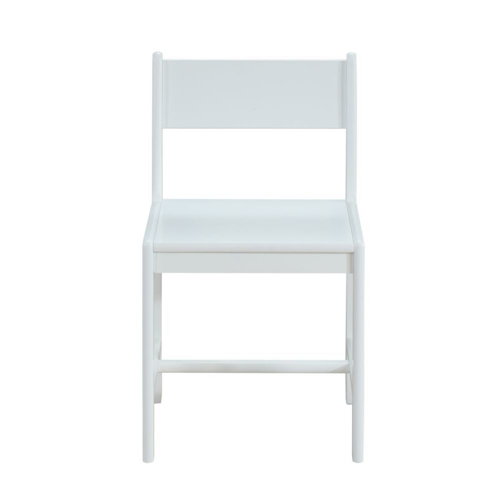 KD, Armless Chair (High Backrest) Stationary Seat: Standard Dining Height Wood Seat & Back: Solid Wood & MDF Backrest Style: Slat (Open) Wood Straight Leg & Crossbar Support (3pc): Solid Wood<br/><br/><b>Product Features</b><ul><li>Armless Chair (High Bac