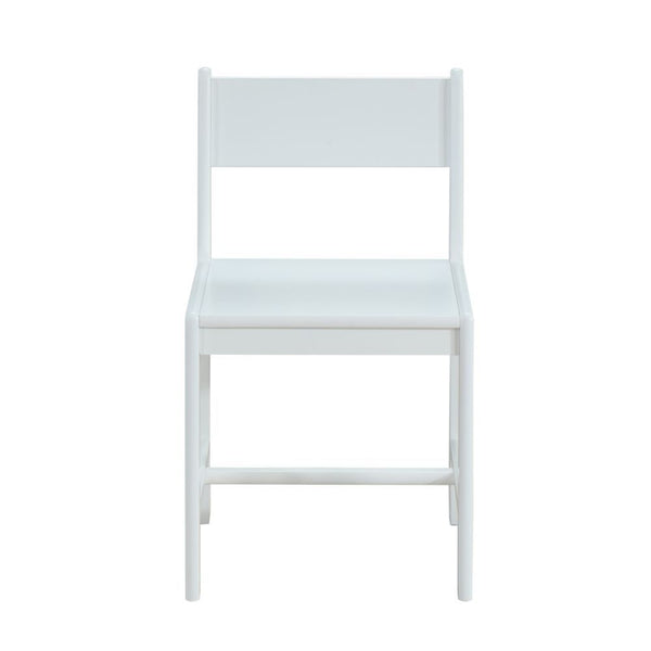 KD, Armless Chair (High Backrest) Stationary Seat: Standard Dining Height Wood Seat & Back: Solid Wood & MDF Backrest Style: Slat (Open) Wood Straight Leg & Crossbar Support (3pc): Solid Wood<br/><br/><b>Product Features</b><ul><li>Armless Chair (High Bac