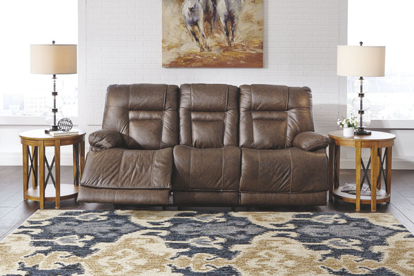 Wurstrow - Umber - 3 Pc. - Power Sofa