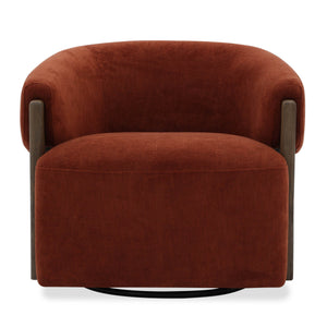 Finley - Swivel Accent Chair (Set of 2) - Island Rust