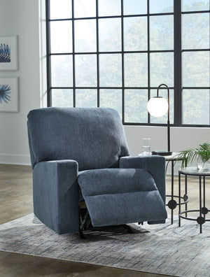 Rannis - Navy - Rocker Recliner