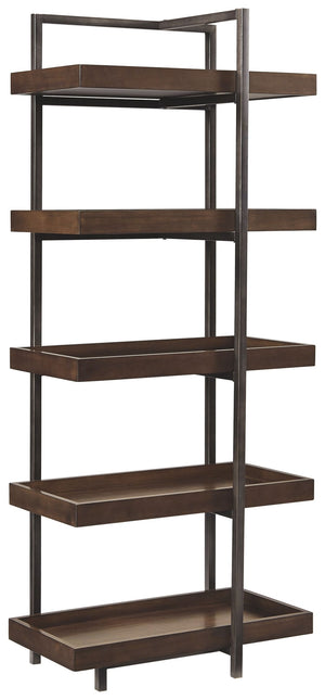 This left or right pier is made with acacia veneers, wood, engineered wood and metal. Pairs with other items in the series to make an entertainment center.<br><br><b>Additional Dimensions</b><br><ul><li>Opening (4): 0-"</li><li>Assembled entertainment cen