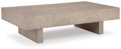 Jorlaina - Rectangular Cocktail Table - Light Grayish Brown
