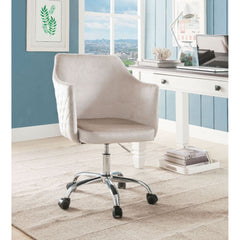 The Cosgair office chair demands attention by drawing on the elegance and attitude of classic design. With a comfortable seat, sleek high-arms, and chrome metal base with gas lift and caster wheels to add mobility, this piece will be a suitable choice for