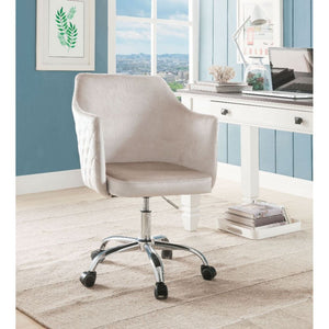 The Cosgair office chair demands attention by drawing on the elegance and attitude of classic design. With a comfortable seat, sleek high-arms, and chrome metal base with gas lift and caster wheels to add mobility, this piece will be a suitable choice for