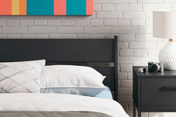 Socalle - Black - Full Panel Platform Bed