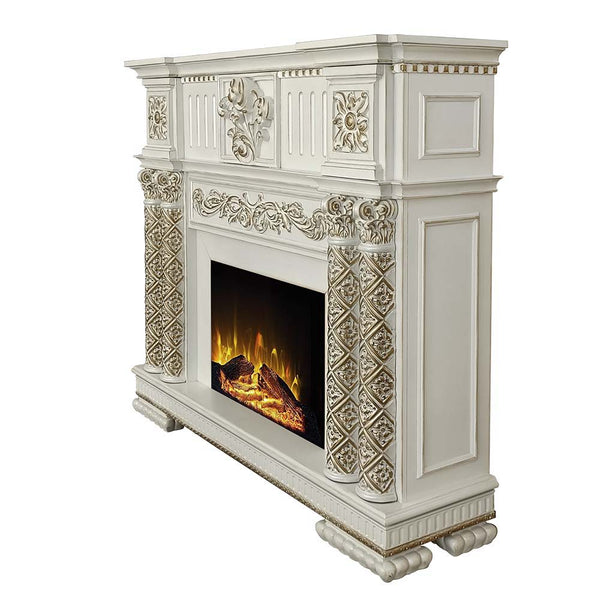 Vendom - Fireplace - Antique Pearl Finish