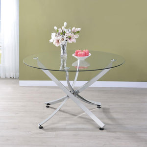  while the sculptural asterisk-style base adds dramatic visual interest. Crafted from heavy gauge metal