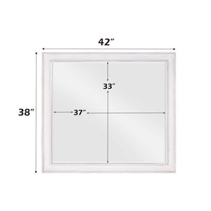 Katia - Mirror - Rustic Gray & White Finish