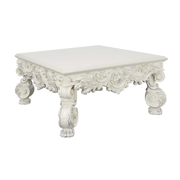 The Persian influence in the conceptualization and presentation of the Sornina coffee table makes it a timeless creation. Featuring a sturdy wooden construction, this console table features a round tabletop that is followed by intricate detailing around t