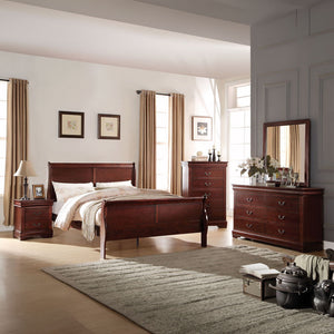 Louis Philippe - Nightstand - Dark Brown