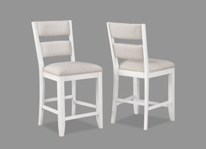 Wendy - 5 Piece Dining Room Set - White
