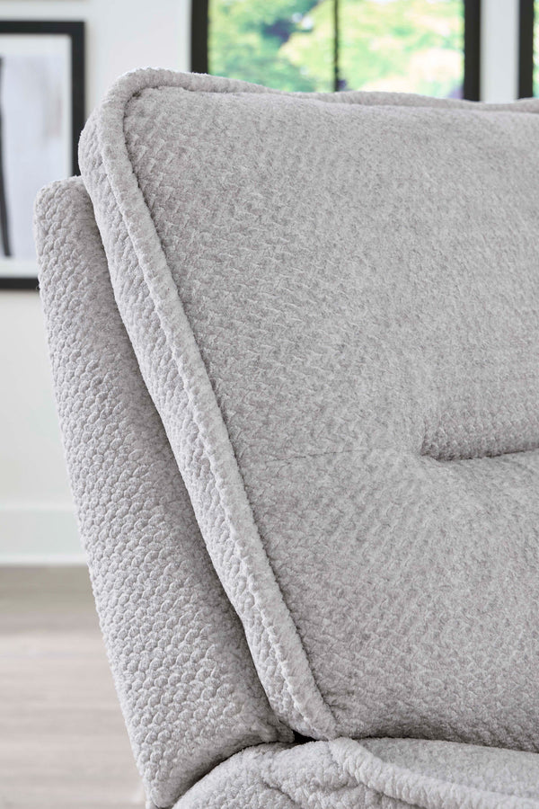 Leo - Armless Recliner (Set of 2) - Silver Fox