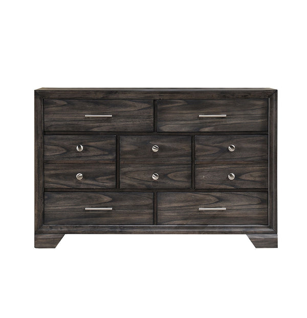 Jaymes - King 5 Piece Bedroom Set - Gray