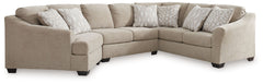 Whether youâ€™re the host with the most or searching for seating with space for the whole family, this sectional with cuddler gives everyone room to sprawl out in style. Its contemporary silhouette expertly blends an on-trend aesthetic and everyday comfor