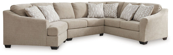 Whether youâ€™re the host with the most or searching for seating with space for the whole family, this sectional with cuddler gives everyone room to sprawl out in style. Its contemporary silhouette expertly blends an on-trend aesthetic and everyday comfor