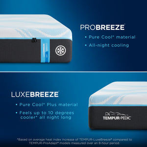 Tempur-Breeze - Tempur-LuxeBreeze Soft - Split King