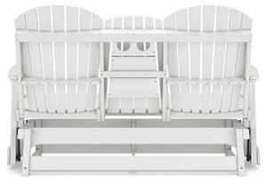 Hyland Wave - White - Glider Loveseat