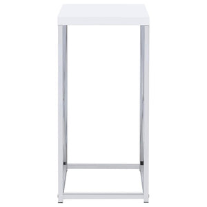 metallic finish. Dress up any living or sitting area with the crisp and