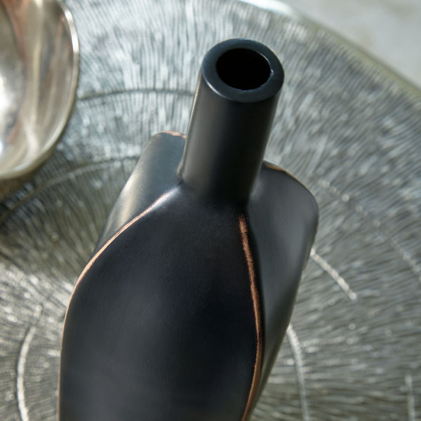 Rhaveney - Black - Vase (Set of 3) - Medium