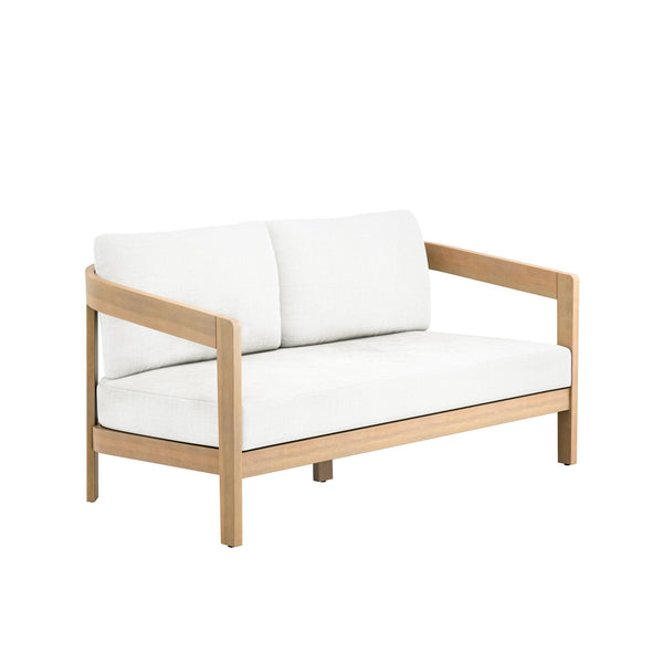 The Wesley Patio Loveseat is crafted to bring lasting durability and comfort to your outdoor space. Built from FSC-Certified Acacia solid wood, it offers unparalleled strength and natural resistance to the elements, ensuring it withstands the test of time