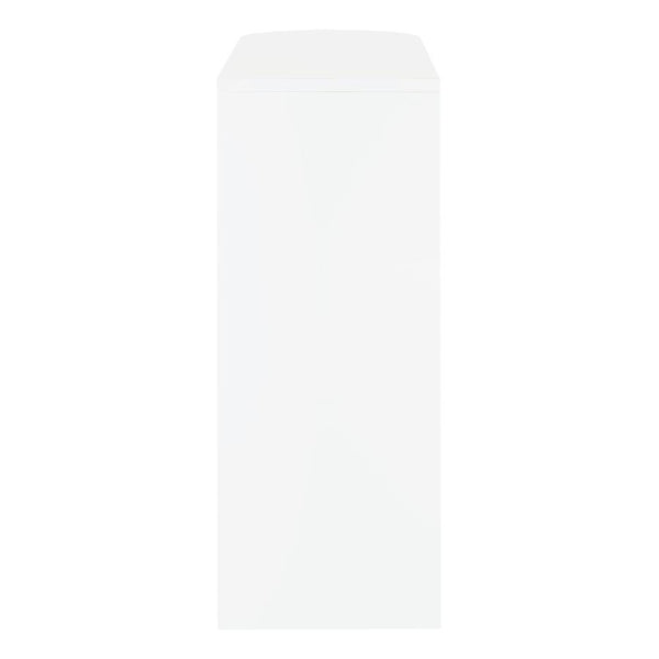 Adolfo - Rectangular 2-Tier Home Bar Table - White High Gloss