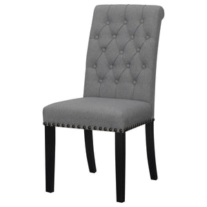 Alana - Fabric Upholstered Dining Side Chair (Set of 2) - Gray