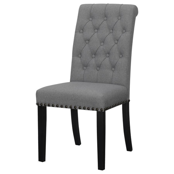 Alana - Fabric Upholstered Dining Side Chair (Set of 2) - Gray