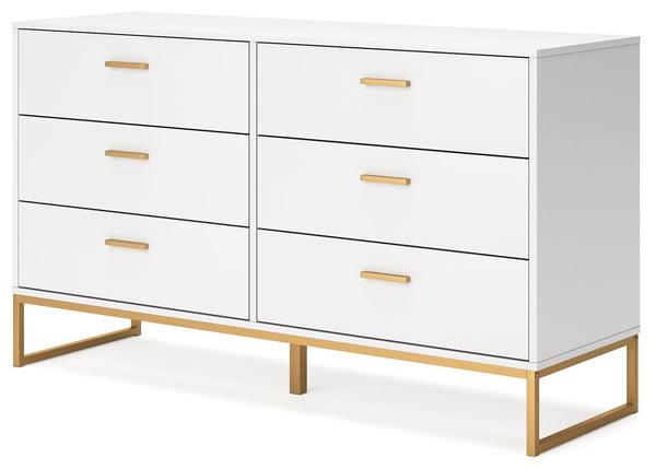 Socalle - Two-Tone - Six Drawer Dresser